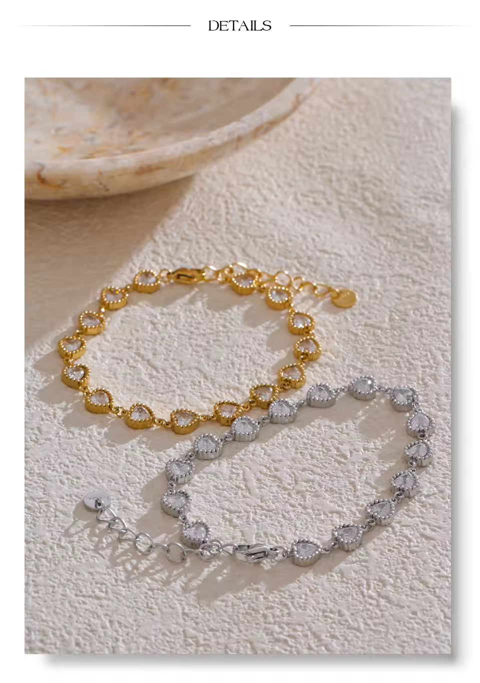 Shiny Heart Bracelet