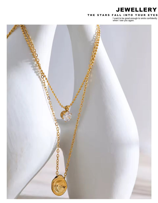 Double Layer Chain Necklace