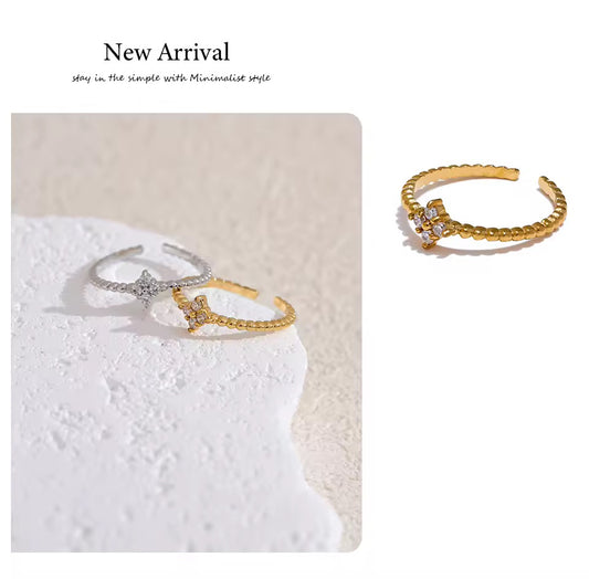 Aurora Thin Open Ring
